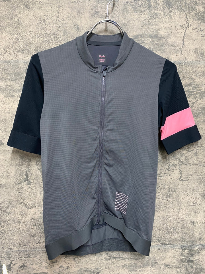KR165 ラファ Rapha PRO TEAM TRAINING JERSEY 半袖 サイクルジャージ グレー M