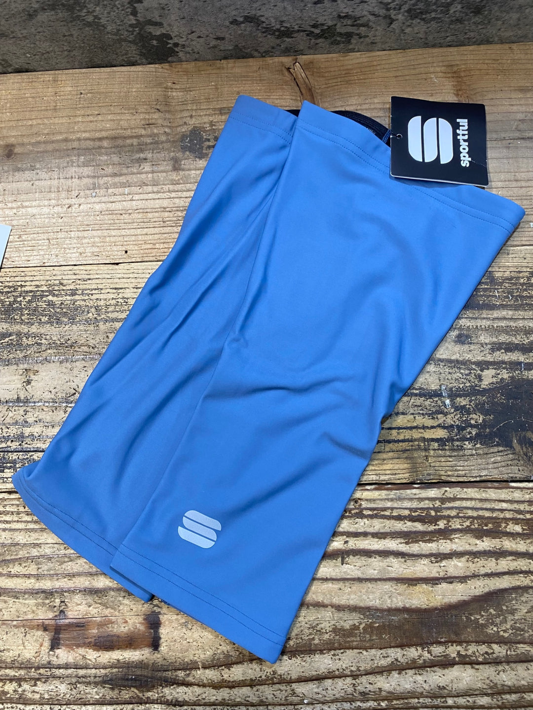 KJ843 スポーツフル sportful knee warmers 裏起毛 ニーウォーマー 青 L