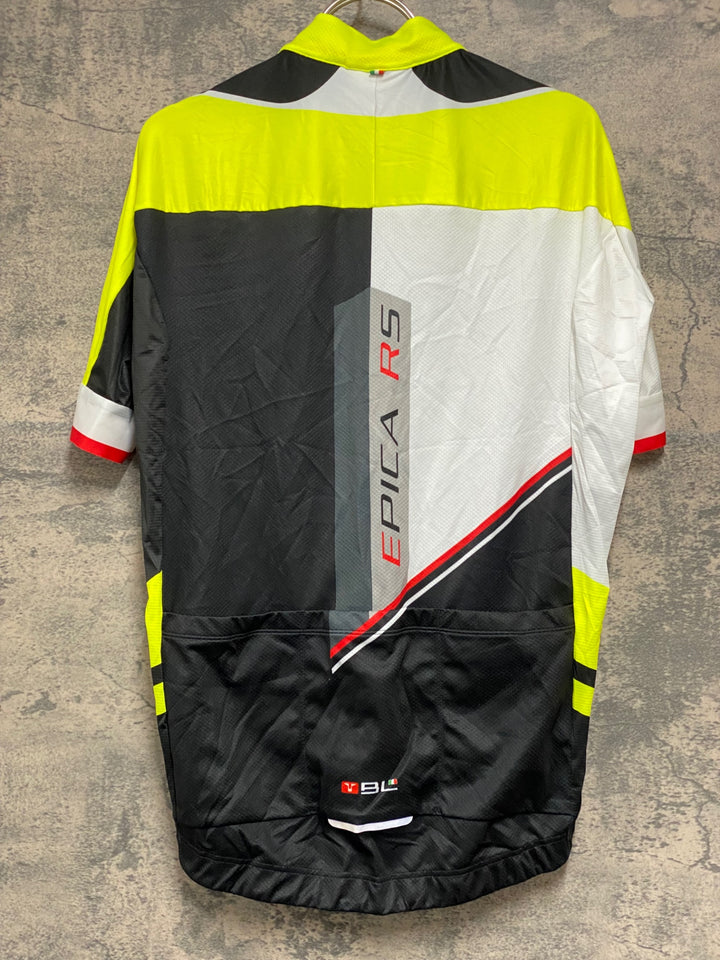 JX959 バイシクルライン Bicycle Line BL 半袖サイクルジャージ 黒黄 L