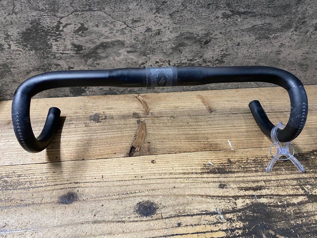 KP135 スペシャライズド SPECIALIZED S-WORKS SHALLOW BEND カーボンドロップハンドル Φ31.8 エンド C-C420mm