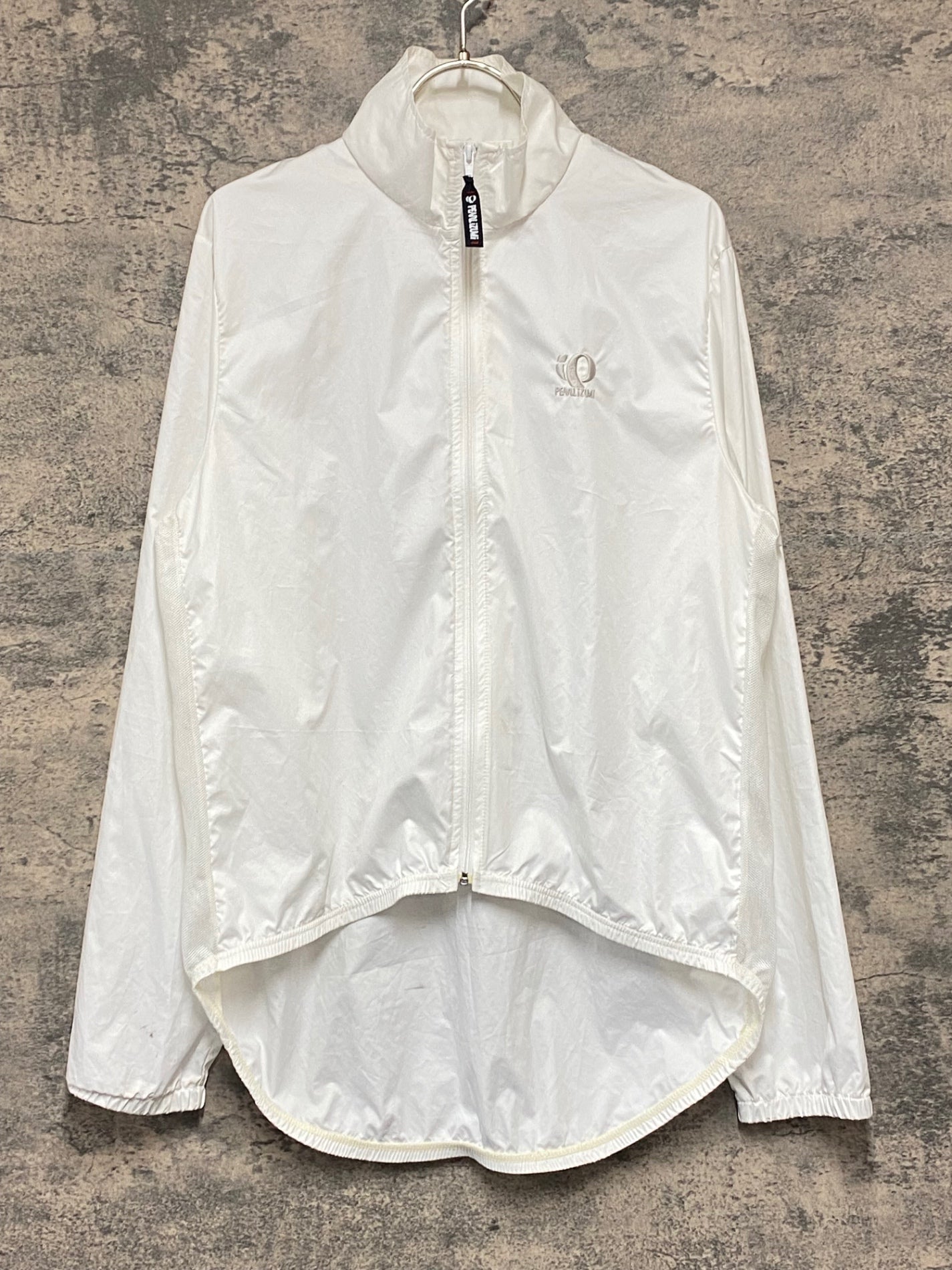 PEARL IZUMIビジョン ウィンドブレーカーMサイズ PEARL IZUMI ウィンドブレーカー ホワイト