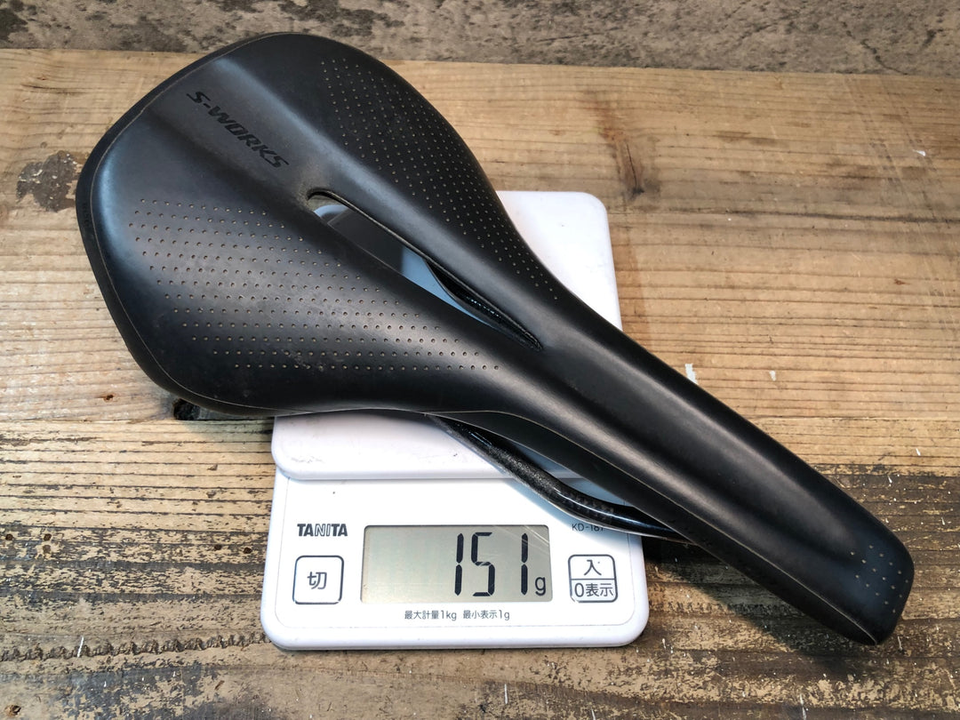 JA465 スペシャライズド SPECIALIZED S-WORKS PHENOM CARBON サドル 黒 カーボンレール 143mm