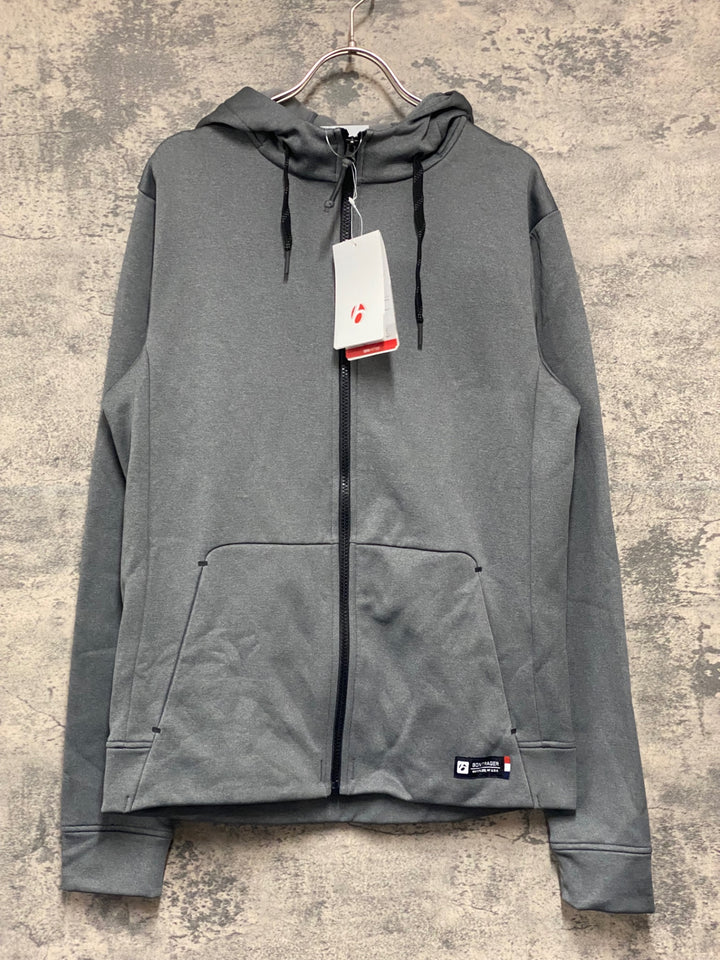 KD560 ボントレガー BONTRAGER Evoke Mountain Hoodie パーカー グレー S 裏起毛