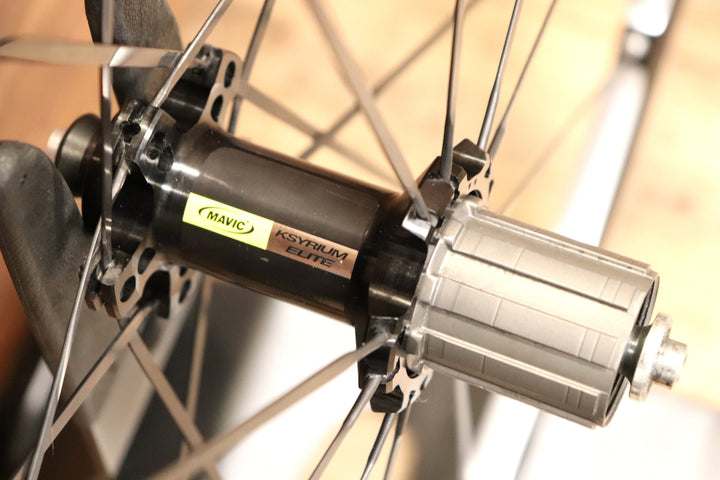 マヴィック MAVIC キシリウム エリート KSYRIUM ELITE アルミ クリンチャー ホイールセット シマノ11/12S 【東京南麻布店】