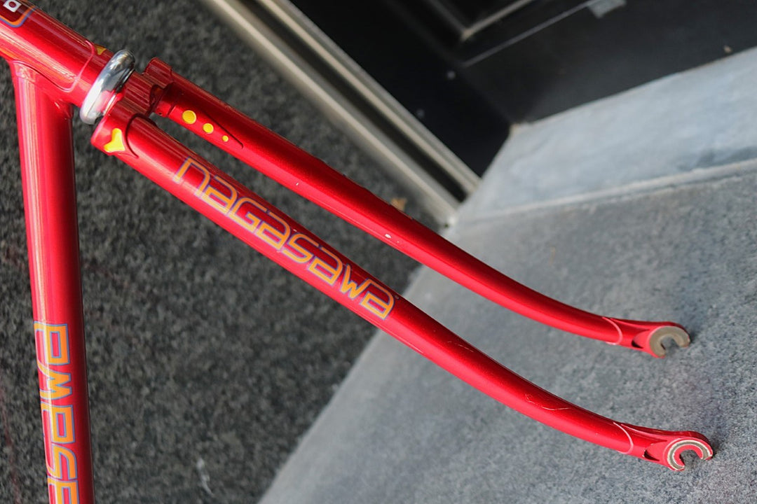 ナガサワ NAGASAWA スペシャル SPECIAL 中野レッド NJS認定 スチール ピストバイク トラックレーサー フレームセット 【東京南麻布店】