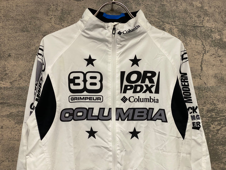 KC993 コロンビア columbia 長袖 ウィンドブレーカー 白 M