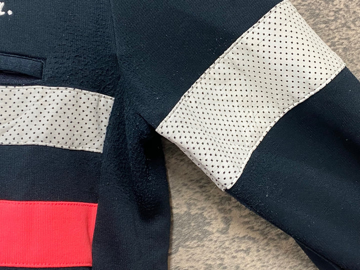JU100 ラファ Rapha BREVET LONG SLEEVE JERSEY 長袖サイクルジャージ 紺 S