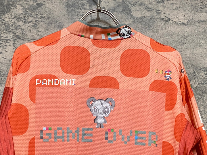 KD092 パンダーニ Pandani 半袖 サイクルジャージ オレンジ L