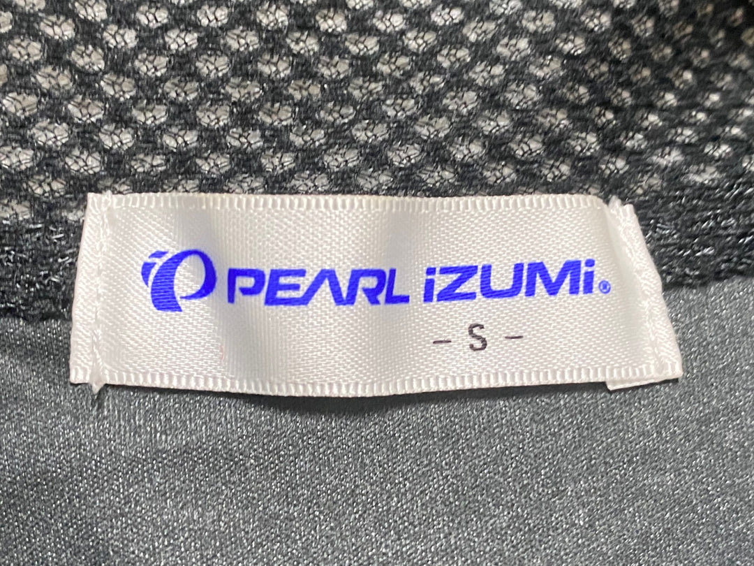 KA049 パールイズミ PEARL iZUMi 長袖 ウィンドブレーカー 白 黒 S