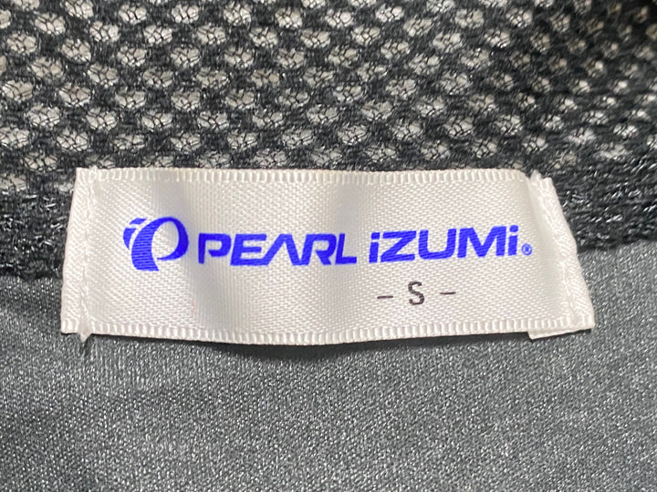 KA049 パールイズミ PEARL iZUMi 長袖 ウィンドブレーカー 白 黒 S