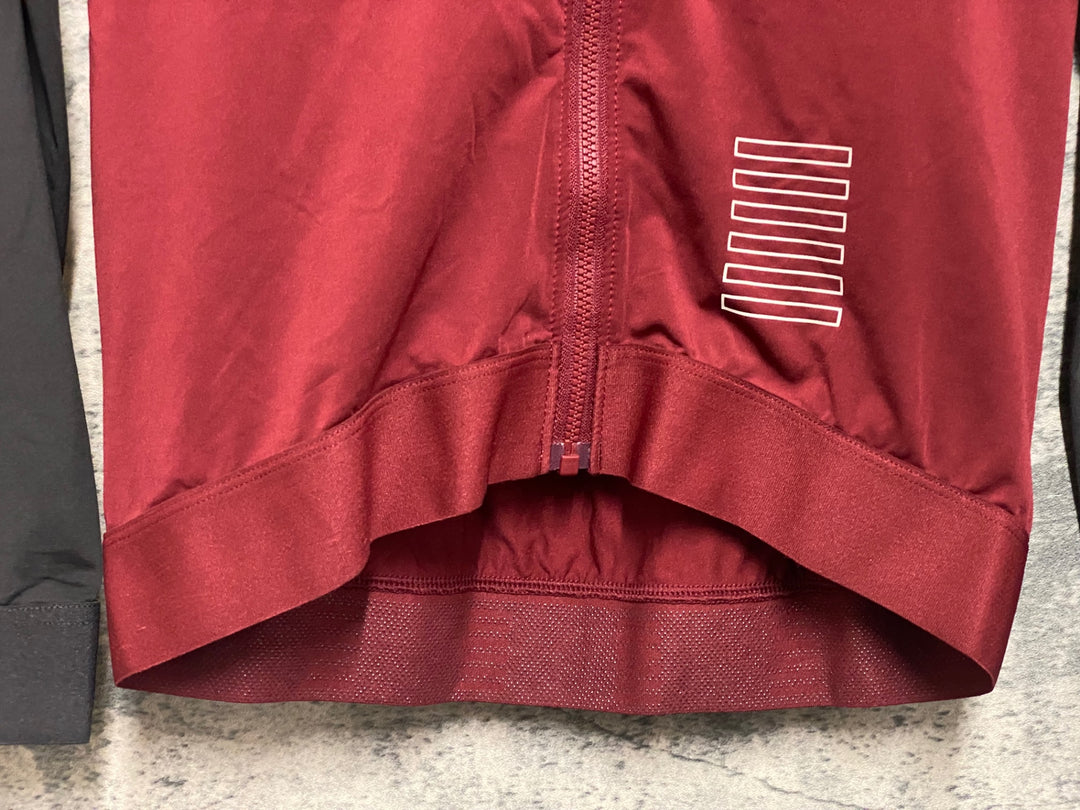 JO051 ラファ Rapha PRO TEAM LONG SLEEVE TRAINING JERSEY 長袖 サイクルジャージ 赤 S