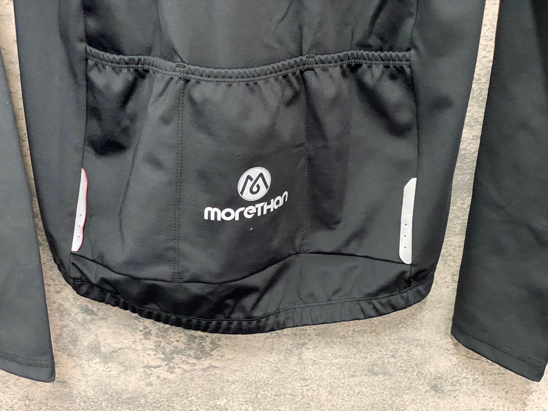 JW373 モーゼン Morethan 長袖 サイクルジャケット 黒 S