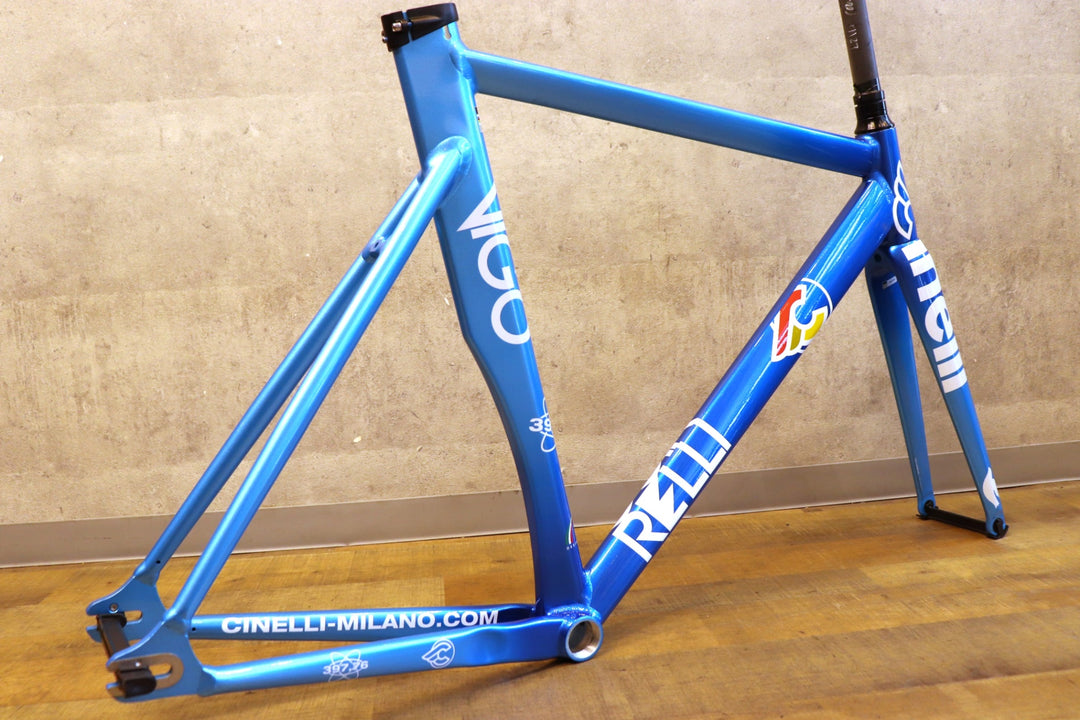 未使用 チネリ Cinelli ヴィゴレッリ VIGORELLI 80'S ナショナルブルー 2025モデル Mサイズ アルミ ピストバイク トラックレーサー フレームセット【さいたま浦和店】