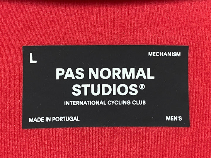 JY483 パスノーマルスタジオ PAS NORMAL STUDIOS Mechanism Long Sleeve Jersey 長袖 サイクルジャージ レッド L