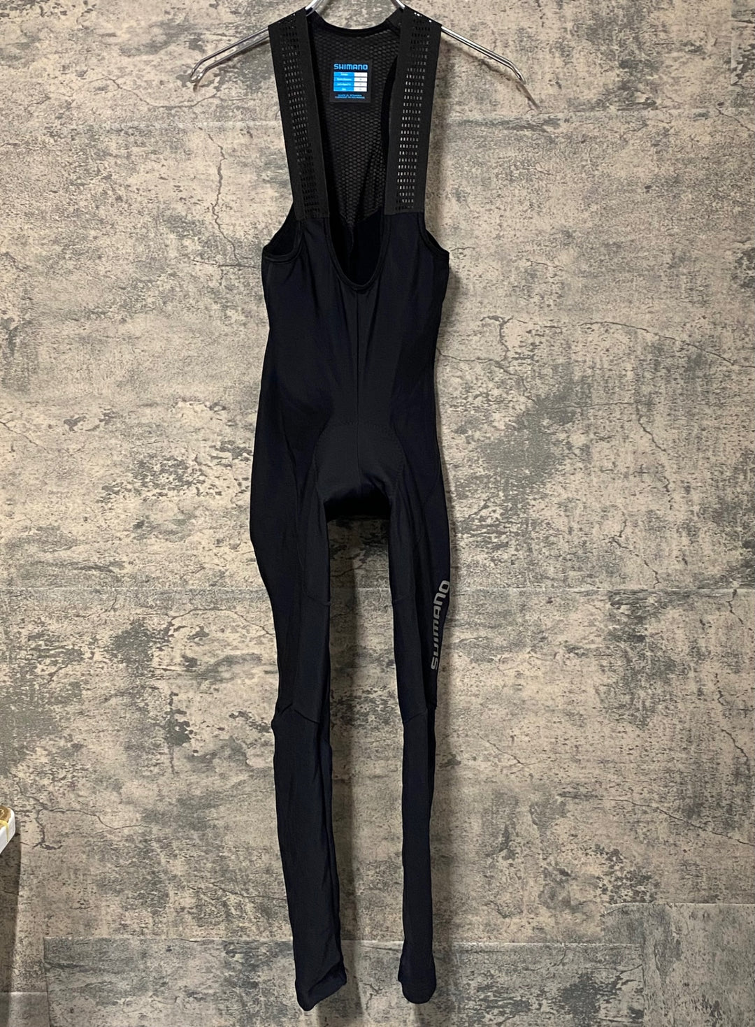 JT814 シマノ SHIMANO ビブタイツ 黒 XL 裏起毛