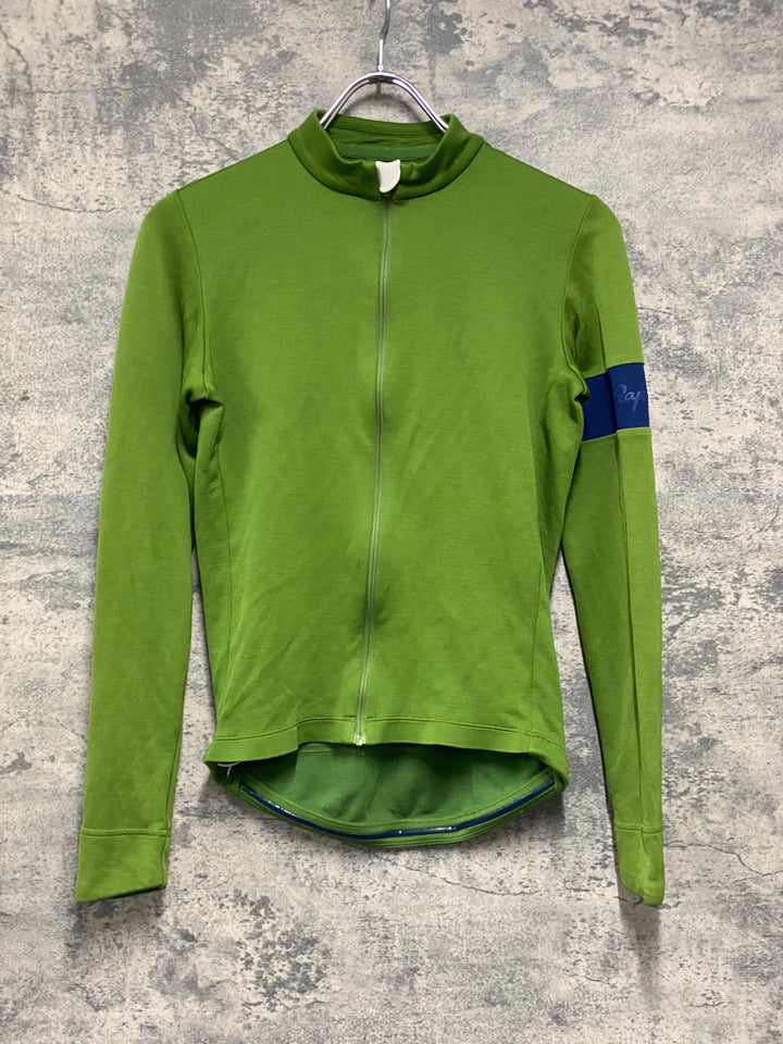 JJ275 ラファ Rapha CLASSIC LONG SLEEVE JERSEY 長袖サイクルジャージ 緑 XS