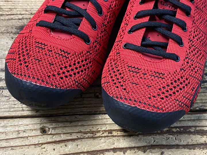 KD175 ジロ GIRO EMPIRE E70 KNIT ビンディングシューズ シューレース 赤 SPD-SL EU44