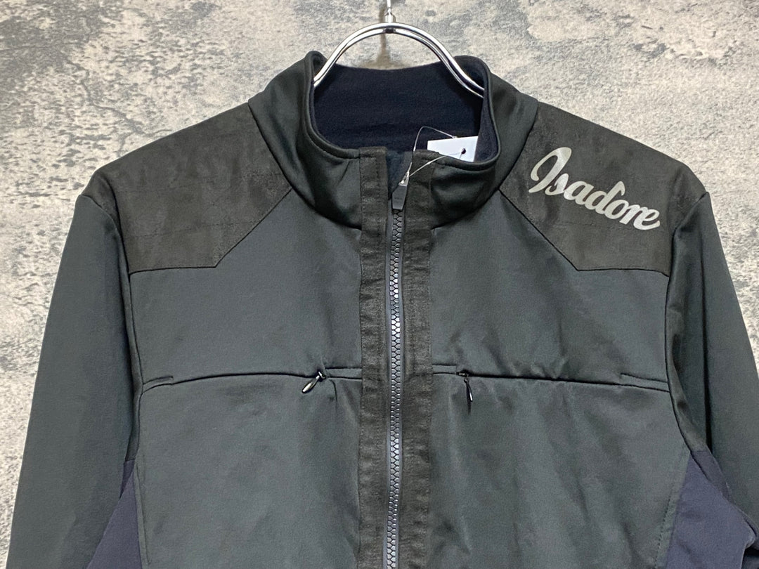 KN163 イザドア Isadore 長袖 サイクルジャケット カーキ L 裏起毛