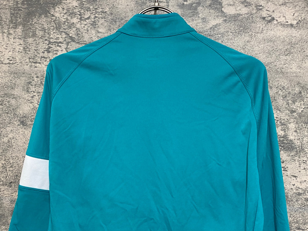 JO459 ラファ rapha ロングスリーブ 長袖 サイクルジャージ ターコイズグリーン M 裏起毛
