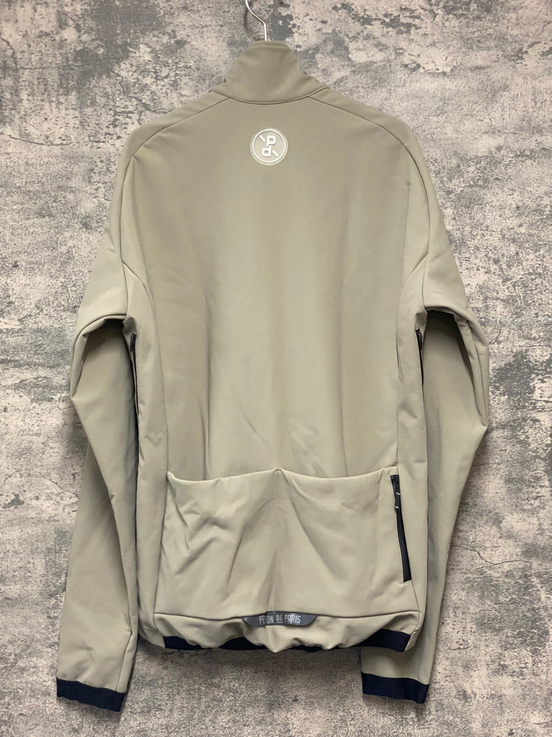 KK007 プロトンドパリ PELOTON DE PARIS BELGIAN SOFTSHELL JACKET 裏起毛 サイクルジャケット ベージュ XL