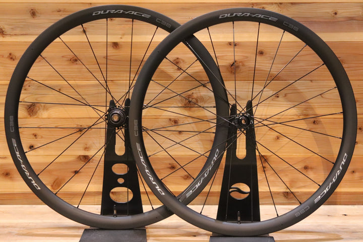 未走行品！ シマノ SHIMANO デュラエース DURA-ACE WH-R9270-C36-TL 12S 21C カーボン チューブレス ロードバイク ホイールセット 【広島店】