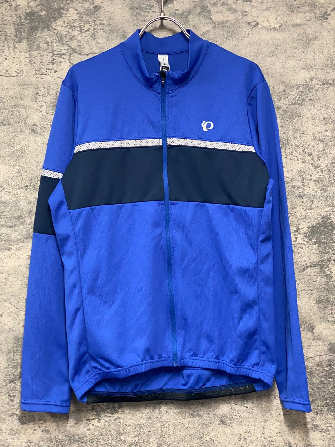 JW041 パールイズミ PEARL iZUMi 長袖サイクルジャージ 青 MEN'S XL