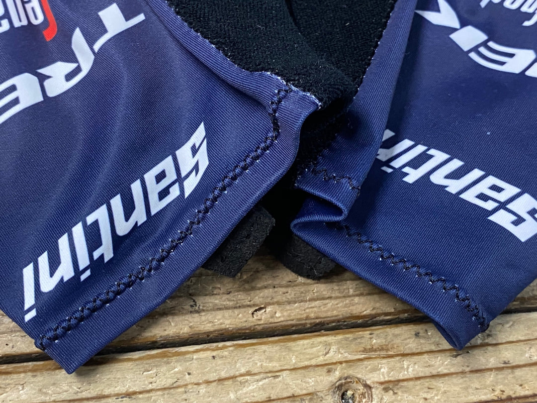 KD261 サンティーニ Santini TREK Segafredo 指切 グローブ 濃紺 L