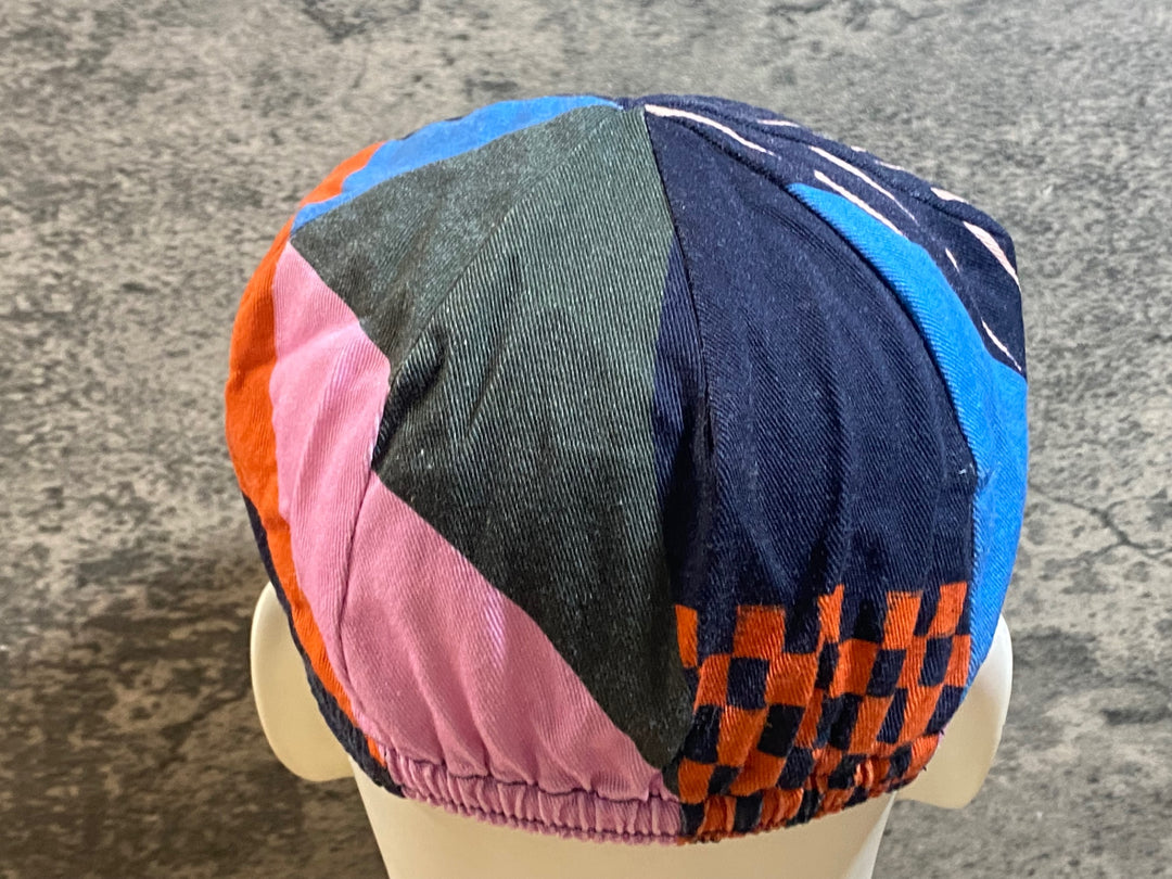 KC687 ラファ RAPHA ATHLETES CAP サイクルキャップ 黒 総柄 ONESIZE