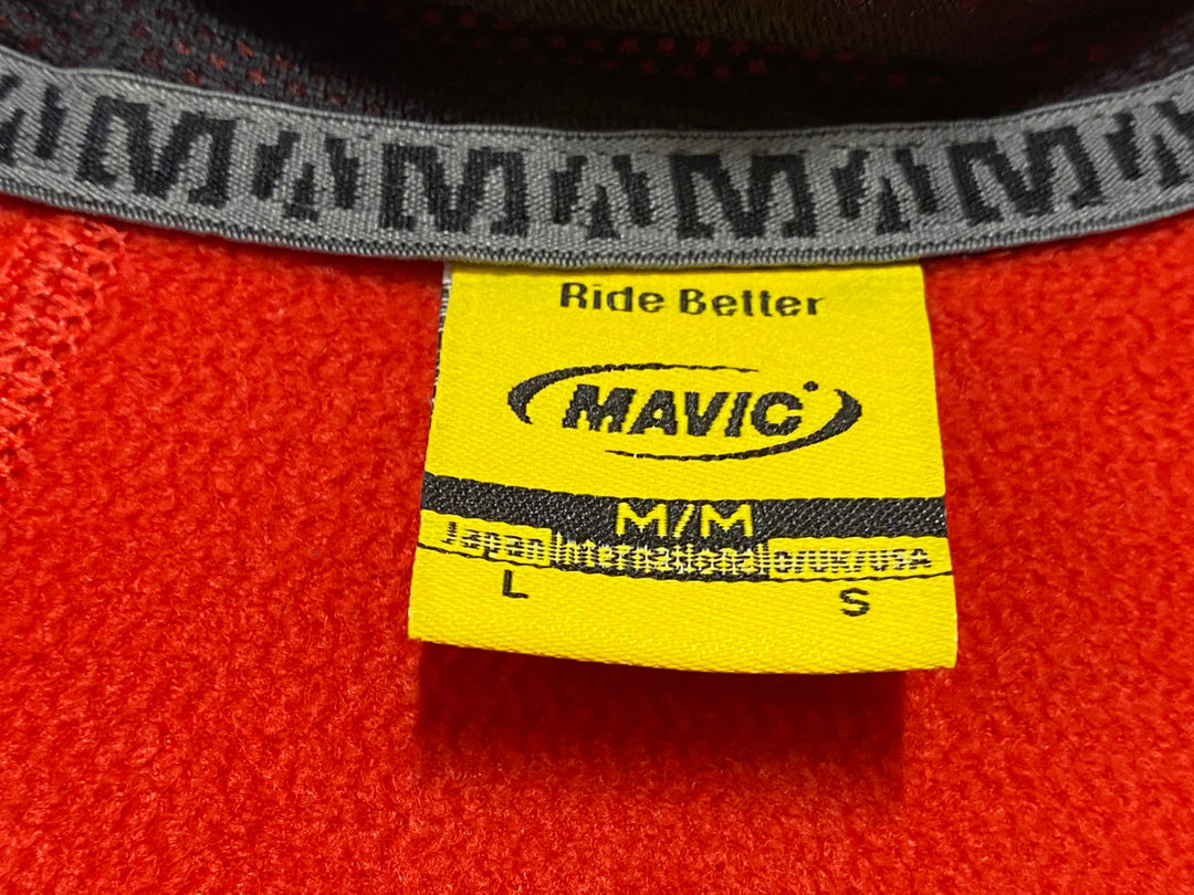 JX755 マヴィック MAVIC 長袖 サイクルジャケット 赤 L 裏起毛