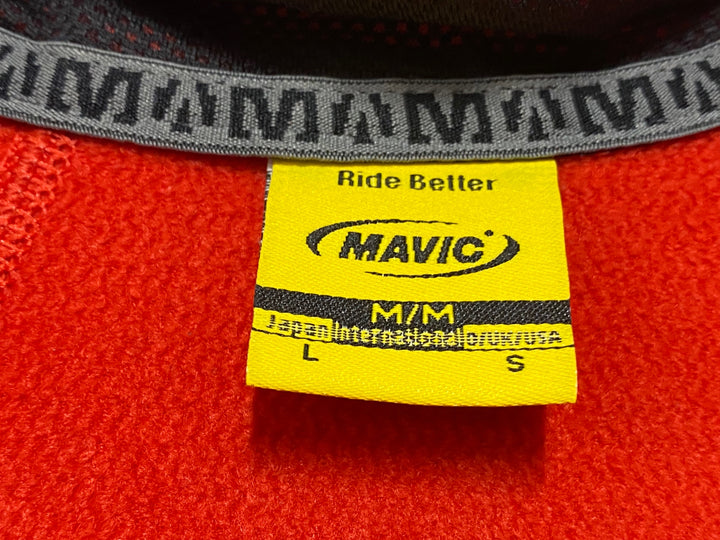 JX755 マヴィック MAVIC 長袖 サイクルジャケット 赤 L 裏起毛