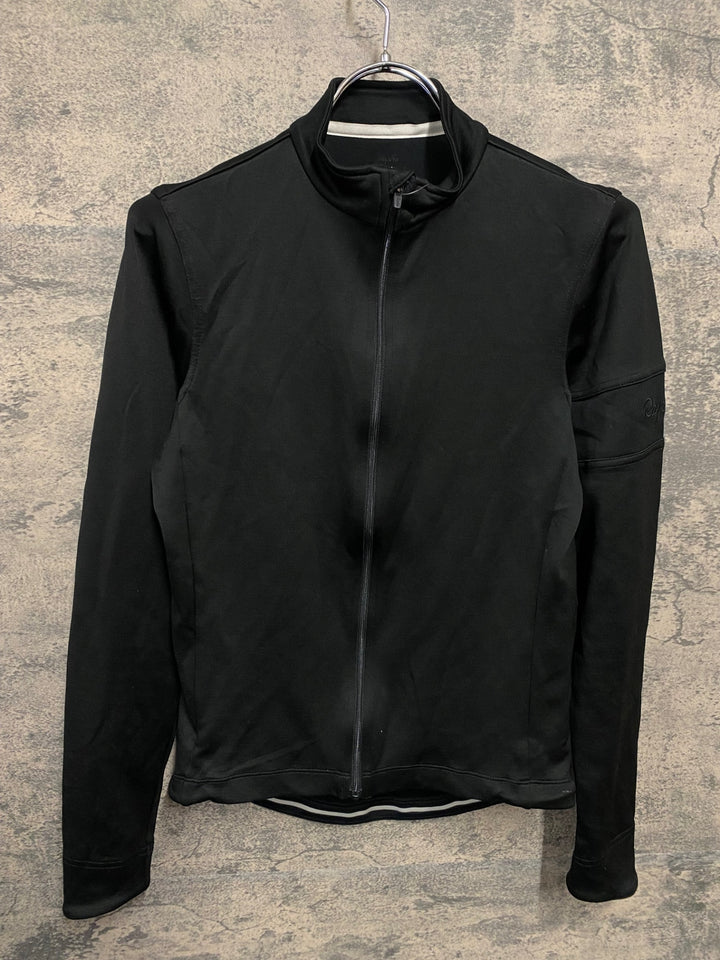 JS591 ラファ Rapha LONG SLEEVE JERSEY 長袖 サイクルジャージ 黒 S
