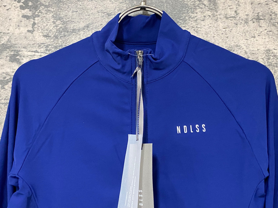 JZ316 エンドレス NDLSS 長袖 サイクルジャージ 青 M