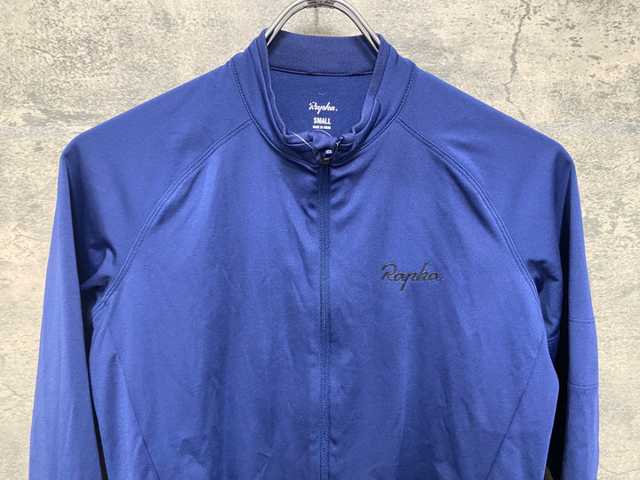 JZ459 ラファ RAPHA CORE LONG SLEEVE JERSEY 長袖 サイクルジャージ 青 S
