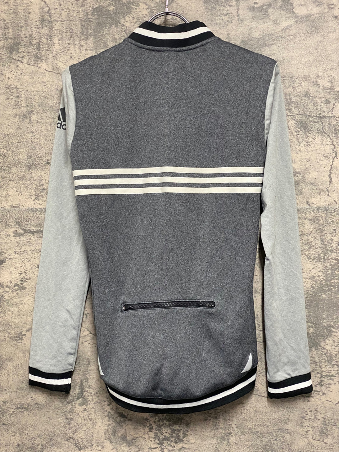 JU559 アディダス adidas 長袖 サイクルジャージ グレー M