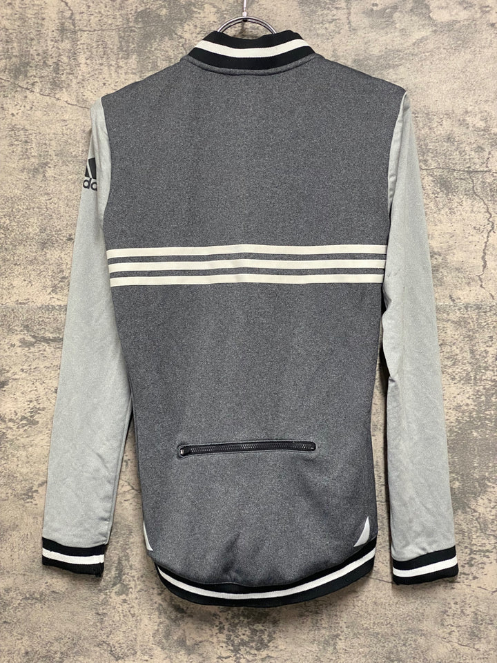 JU559 アディダス adidas 長袖 サイクルジャージ グレー M