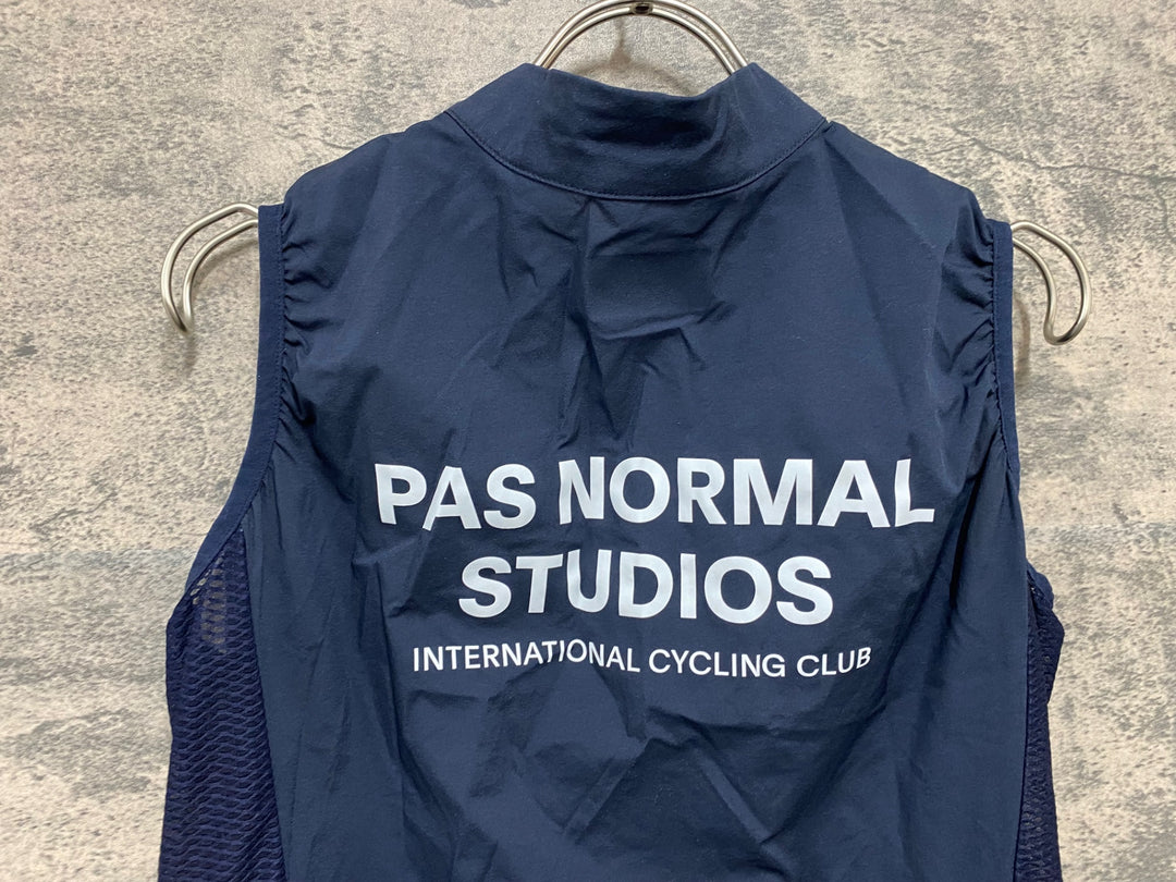 JY628 パスノーマルスタジオ PAS NORMAL STUDIOS ジレ サイクルベスト 紺 L