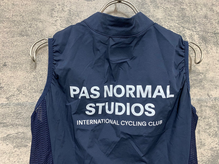JY628 パスノーマルスタジオ PAS NORMAL STUDIOS ジレ サイクルベスト 紺 L