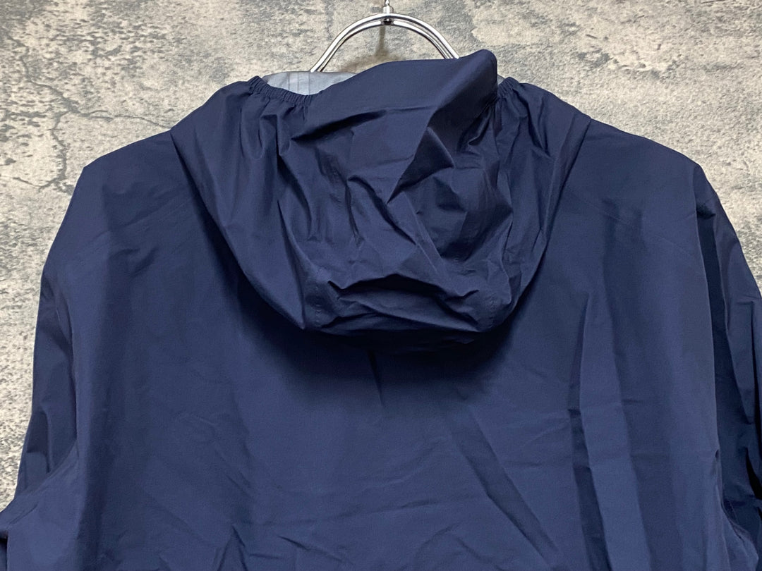 KQ687 ラファ Rapha EXPLORE HOODED GORE-TEX PULLOVER 長袖 ジャケット 濃紺 S