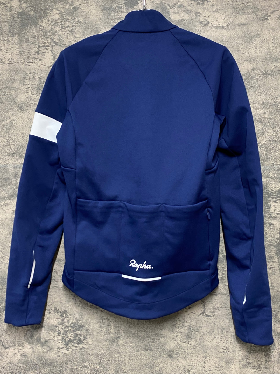 KI814 ラファ Rapha MEN'S CORE WINTER JACKET 長袖 サイクルジャケット 紺 S 裏起毛