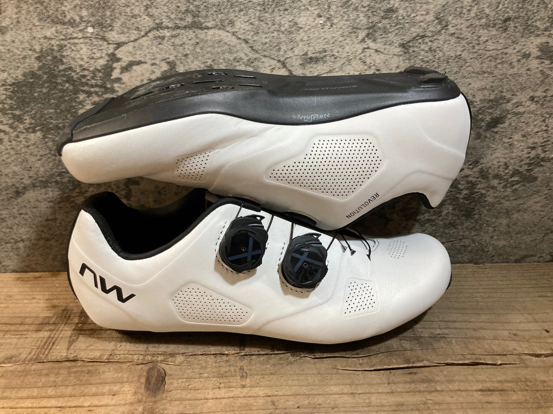 KH148 ノースウェーブ northwave REVOLUTION WIDE ビンディングシューズ SPD-SL EU41 白