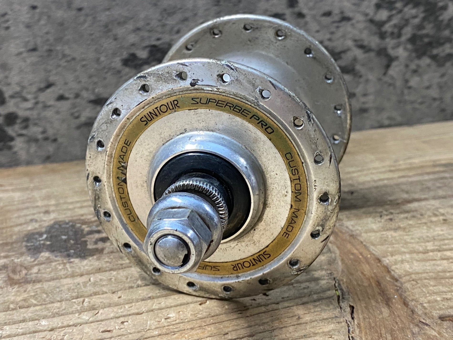 KI454 サンツアー SUNTOUR シュパーブプロ SUPERBE PRO 前後ハブ NJS