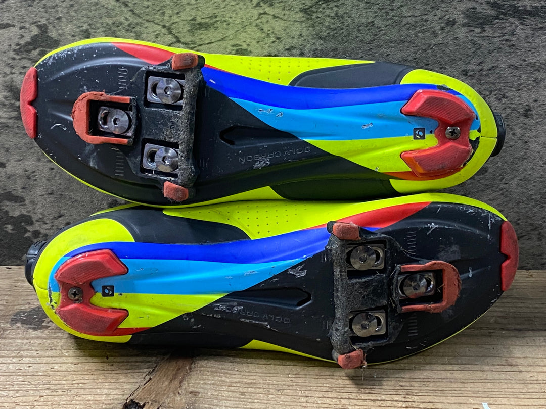 KK644 ボントレガー BONTRAGER BALLISTA ビンディングシューズ SPD-SL EU42 黄 ※ソール傷