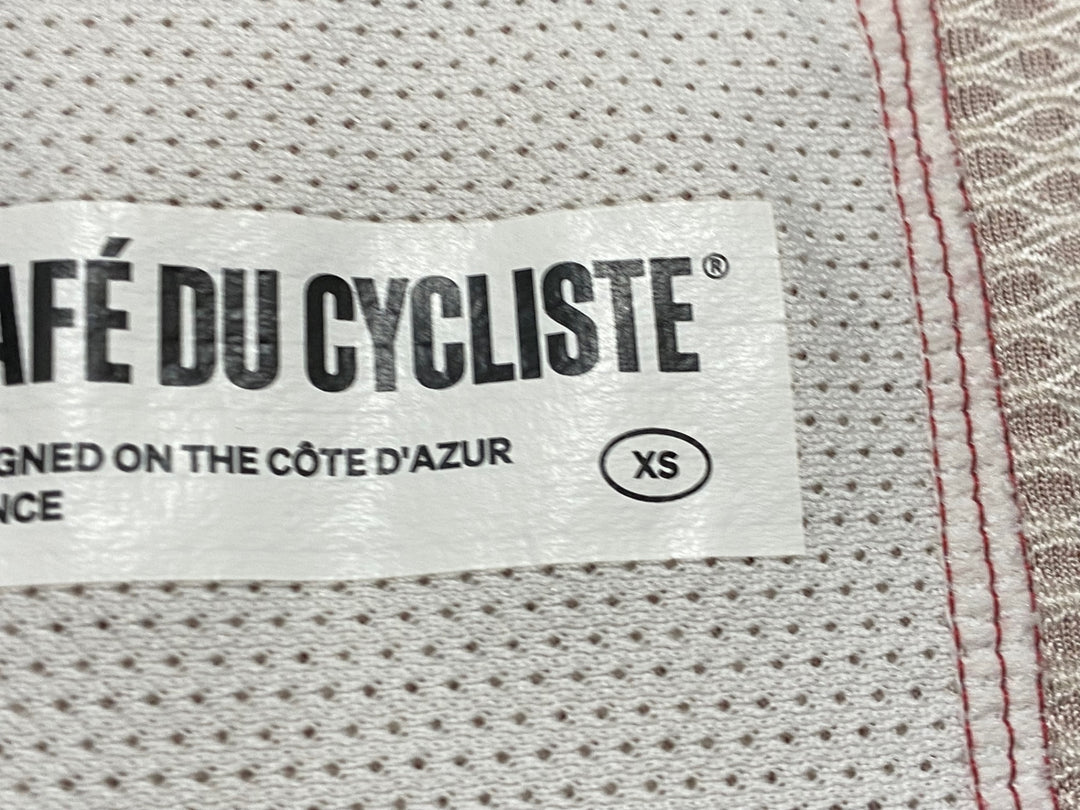 JR929 カフェドシクリステ CAFE DU CYCLISTE Annette 半袖 サイクルジャージ 青 赤 ベージュ XS
