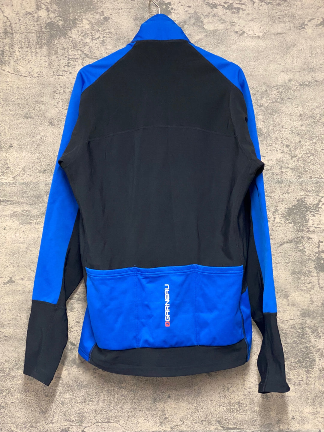 JX333 ルイガノ LOUIS GARNEAU 長袖 サイクルジャケット 青 黒 M 裏起毛