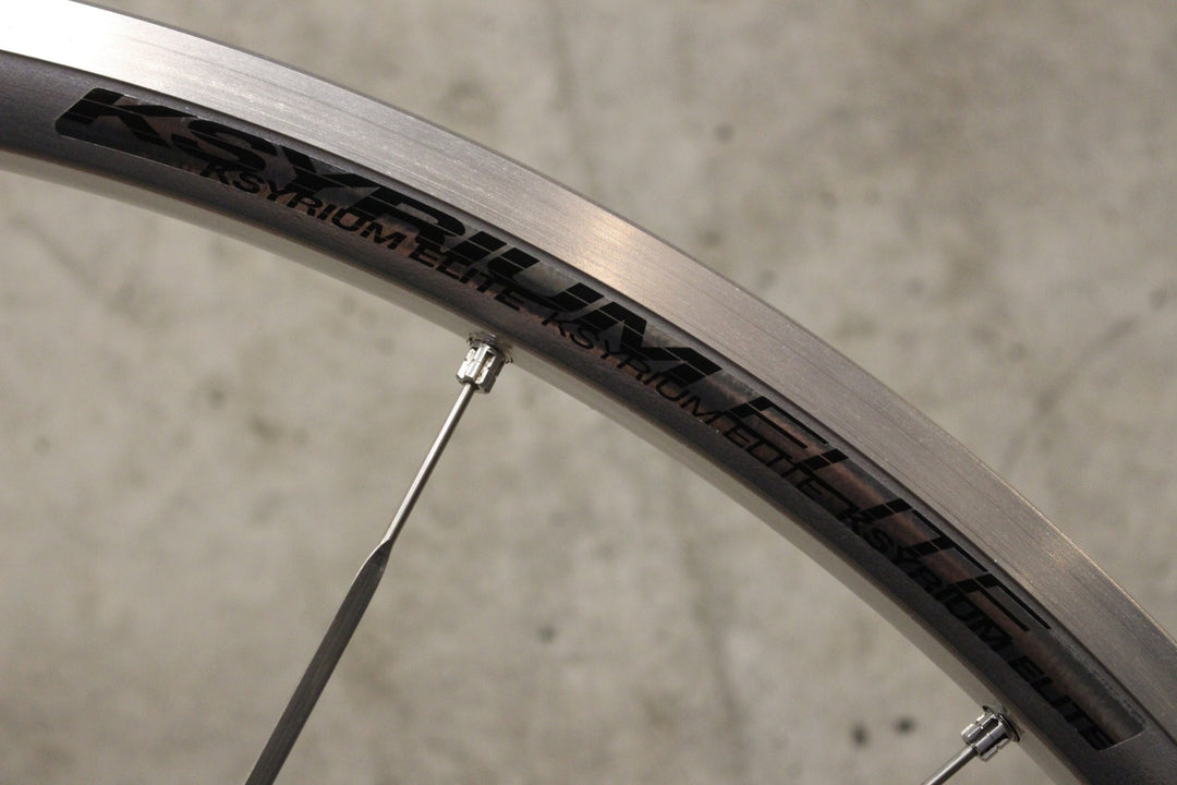 マヴィック MAVIC キシリウム エリート KSYRIUM ELITE アルミ クリンチャー ホイールセット  シマノ 11/12S ナローリム 13C 【福岡店】