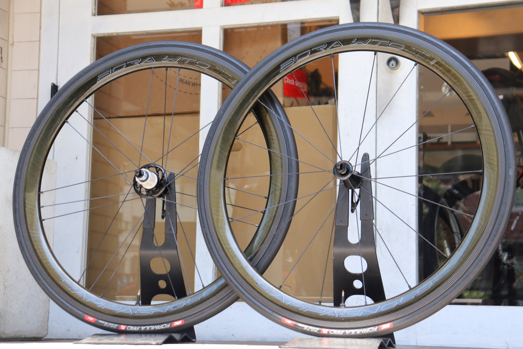 カンパニョーロ CAMPAGNOLO ボーラ BORA WTO 45 カーボン チューブレス ホイールセット シマノ11S/12S 【横浜店】