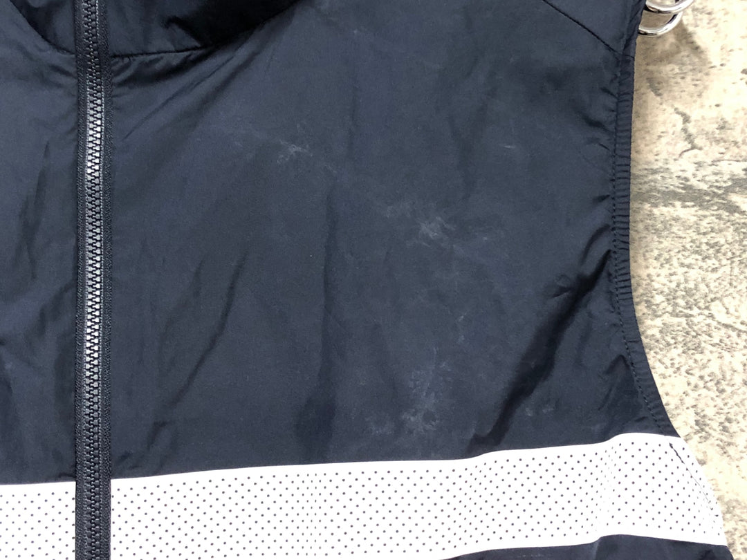 JT954 ラファ Rapha BREVET GILET WITH POCKETS サイクルベスト ジレ 紺 M
