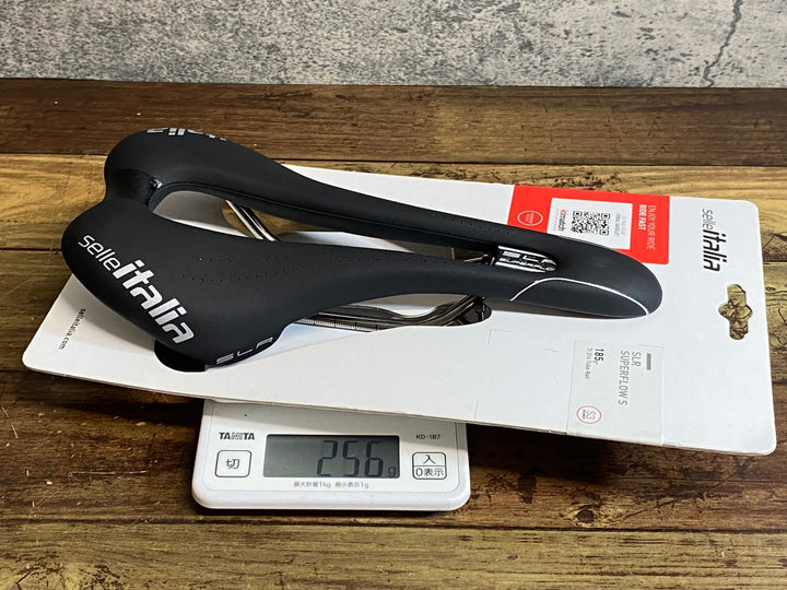 JQ818 セライタリア selle italia SLR SUPERFLOW Ti316レール サドル 黒 S3