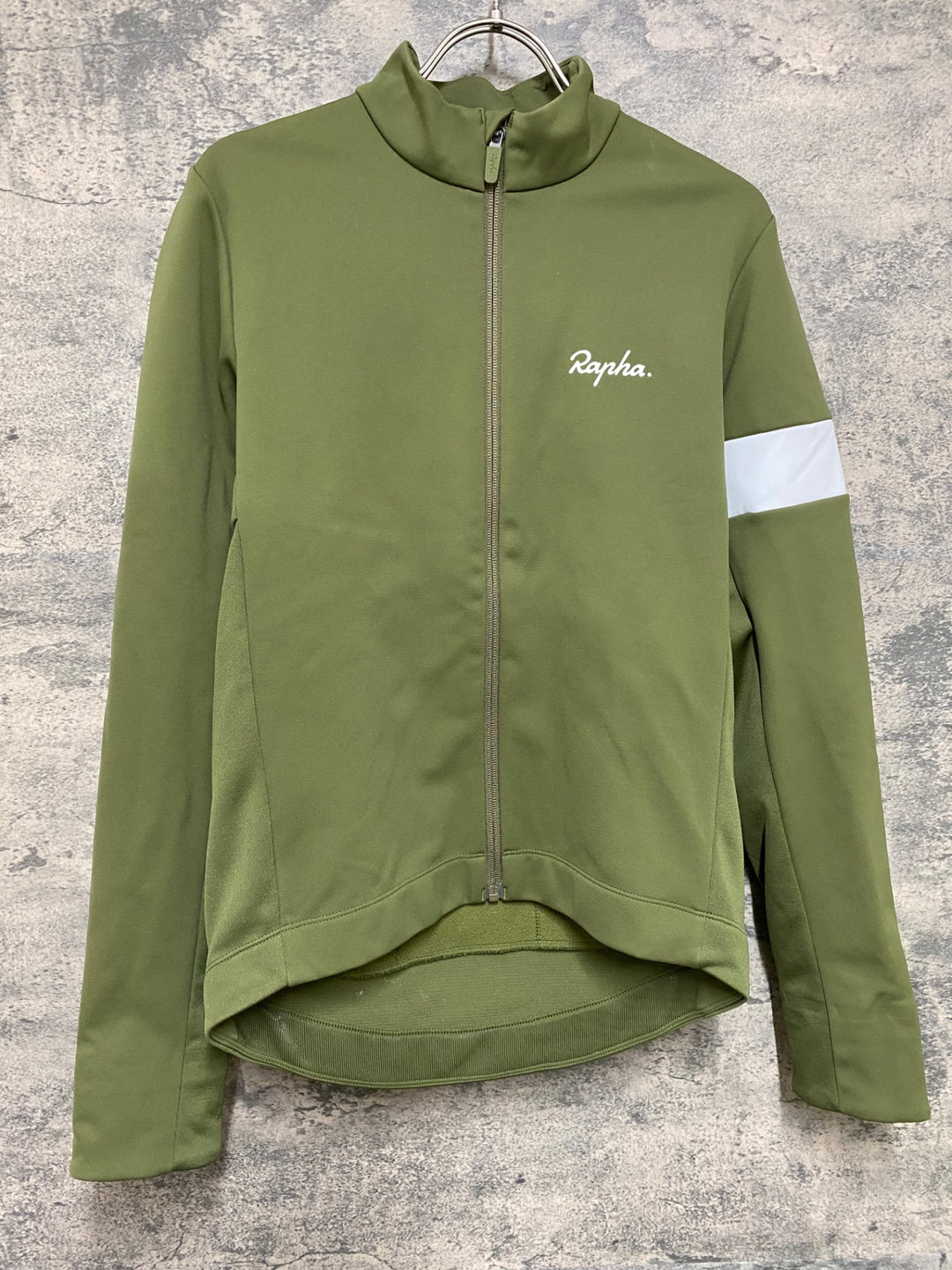 JS013 ラファ Rapha MEN'S CORE WINTER JACKET 長袖 サイクルジャケット オリーブ M 裏起毛