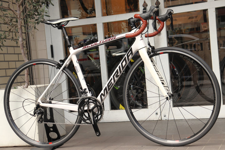 BFV013 メリダ MERIDA スクルトゥーラ SCULTURA 4000 2017モデル 50サイズ シマノ 105 5800 MIX 11S カーボン ロードバイク 【横浜店】